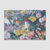 Caillebotte - Chrysanthemen, weiß und gelb Seidenpapier (Vorderseite)