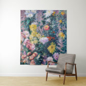 Caillebotte - Chrysanthemen, weiß und gelb Wandteppich (Beispiel)