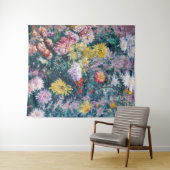 Caillebotte - Chrysanthemen, weiß und gelb Wandteppich (Beispiel (Horizontal))