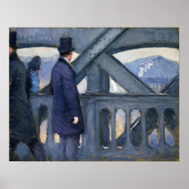 Caillebotte - Die Brücke von L'Europe Sketch Poster