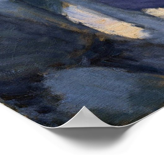 Caillebotte - Die Brücke von L'Europe Sketch Poster (Ecke)