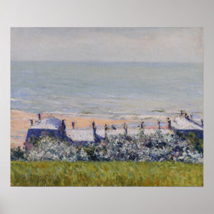Caillebotte - Die Dächer des Hotel Des Roches N… Poster