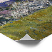 Caillebotte - Die Dächer des Hotels Des Roches N.. Poster (Ecke)