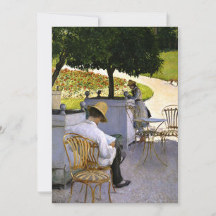 Caillebotte - Die Orangenbäume Karte