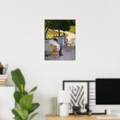 Caillebotte - Die Orangenen Bäume Poster (Heimbüro)