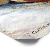 Caillebotte - Die Pfirsiche Poster (Ecke)