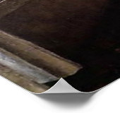 Caillebotte - Junger Mann an seinem Fenster Poster (Ecke)