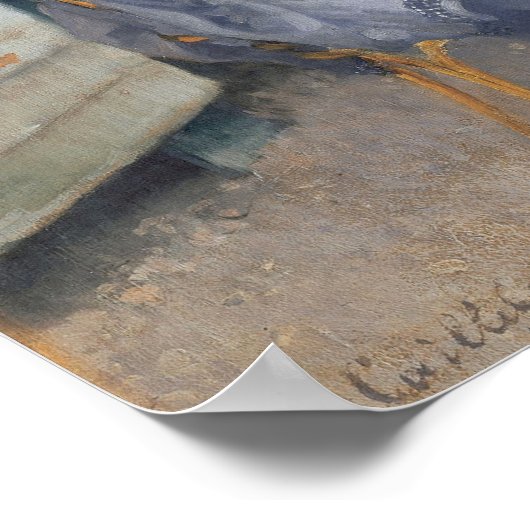 Caillebotte - Landschaft Poster (Ecke)