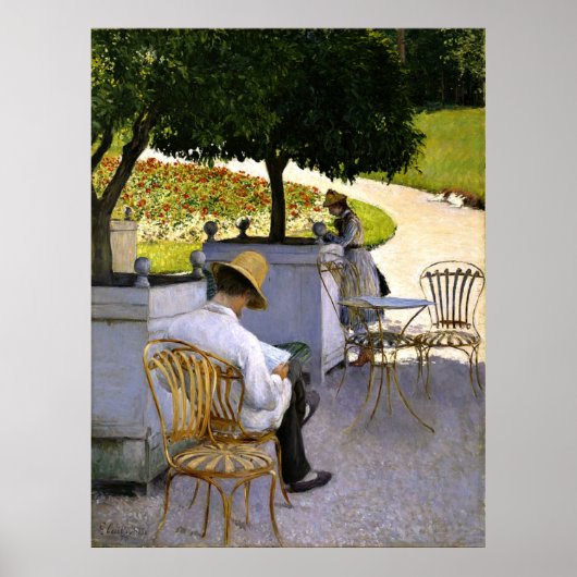 Caillebotte - Les Orangers Poster (Vorne)
