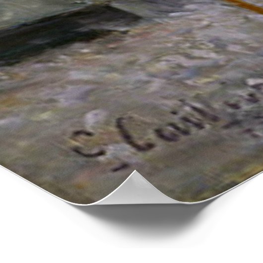 Caillebotte - Les Orangers Poster (Ecke)