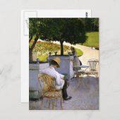 Caillebotte - Les Orangers Postkarte (Vorne/Hinten)