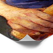 Caillebotte - Oarsmen, beliebtes Gemälde, Poster (Ecke)