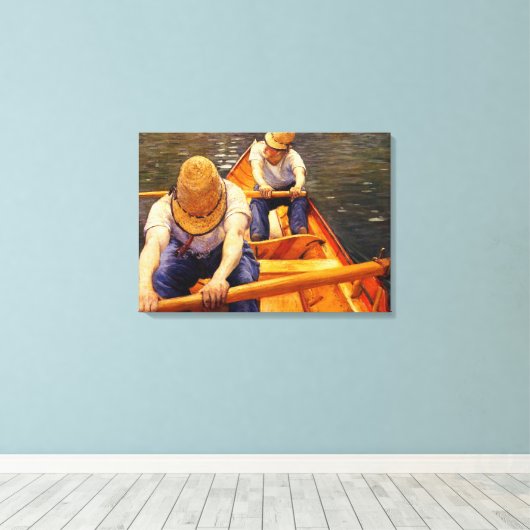 Caillebotte - Oarsmen Leinwanddruck (Insitu (Holzboden))
