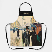 Caillebotte - Paris on a Rainy Day Schürze (Vorderseite)