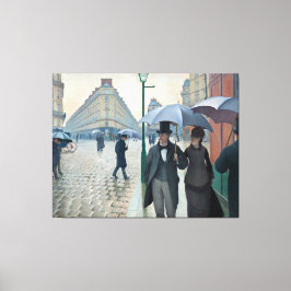 Caillebotte Paris Street Rainy Day Malerei Leinwanddruck