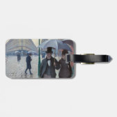 Caillebotte - Paris Street; Rainy Day - QR Code Gepäckanhänger (Rückseite horizontal)