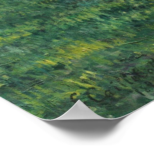 Caillebotte - Pfad 1881 Poster (Ecke)