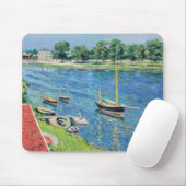 Caillebotte - Seine bei Argenteuil, Boote vor Anke Mousepad (Mit Mouse)
