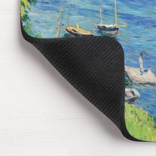 Caillebotte - Seine in Argenteuil, Boote vor Anker Mousepad (Ecke)