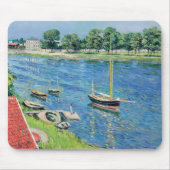 Caillebotte - Seine in Argenteuil, Boote vor Anker Mousepad (Vorne)