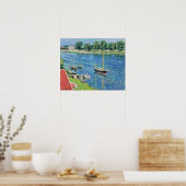 Caillebotte - Seine in Argenteuil, Boote vor Anker Poster (Küche)