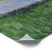 Caillebotte - Seine-Küste bei Gennevilliers Poster (Ecke)