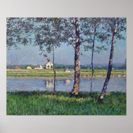 Caillebotte - Seine-Küste bei Gennevilliers Poster