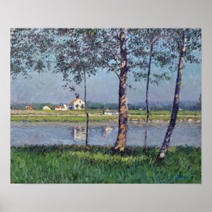 Caillebotte - Seine-Ufer in Gennevilliers Poster