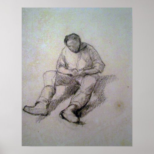 Caillebotte - Studie Poster (Vorne)