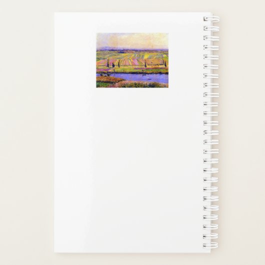 Caillebotte's La Plaine de Gennevilliers Planer (Rückseite)