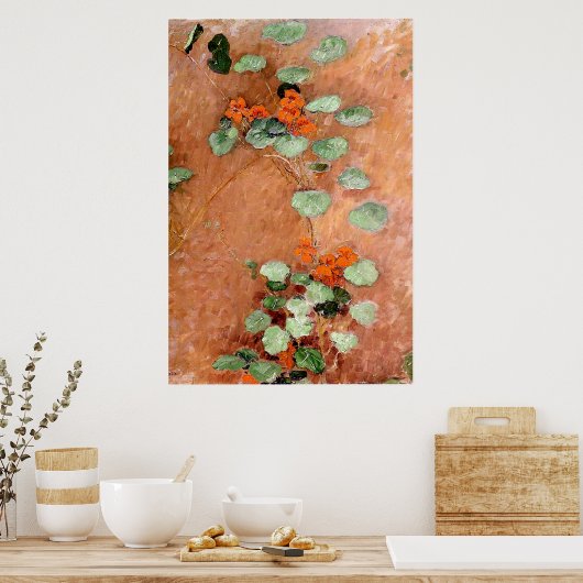 Caillebotte's Nasturces Poster (Küche)