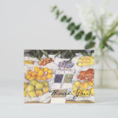 Caillebottes Obststand Postkarte (Stehend Vorderseite)