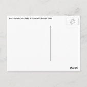 Caillebottes Obststand Postkarte (Rückseite)