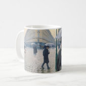 Caillebotte's Rue de Paris, temps de pluie Kaffeetasse (Vorderseite Links)