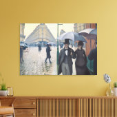 Caillebotte's Rue de Paris, temps de pluie Leinwanddruck (Insitu (Wohnzimmer))