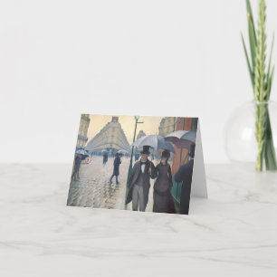 Caillebottes Ruede Paris, Temps de Pluie