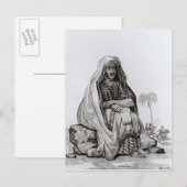 Caillie Meditating Postkarte (Vorne/Hinten)
