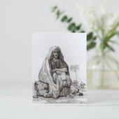 Caillie Meditating Postkarte (Stehend Vorderseite)