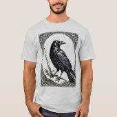 Caim Der schneidige Duellant Krähe T-Shirt (Vorderseite)