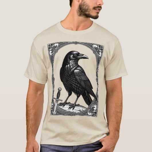 Caim Der schneidige Schattenvogel T-Shirt (Vorderseite)