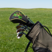 Caiman Golf Head Cover - Bleibe Calm, Bleibe Stron Golf Headcover (In SItu)