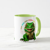 "Caiman Power - Bleibe Starke Tasse (VorderseiteRechts)