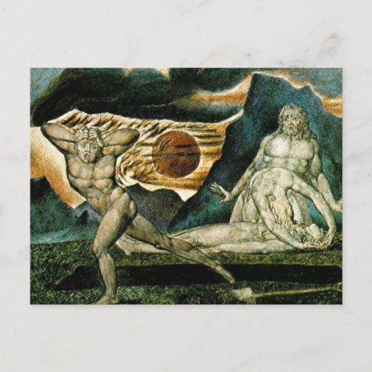 Cain Fleeing Postkarte (Vorderseite)