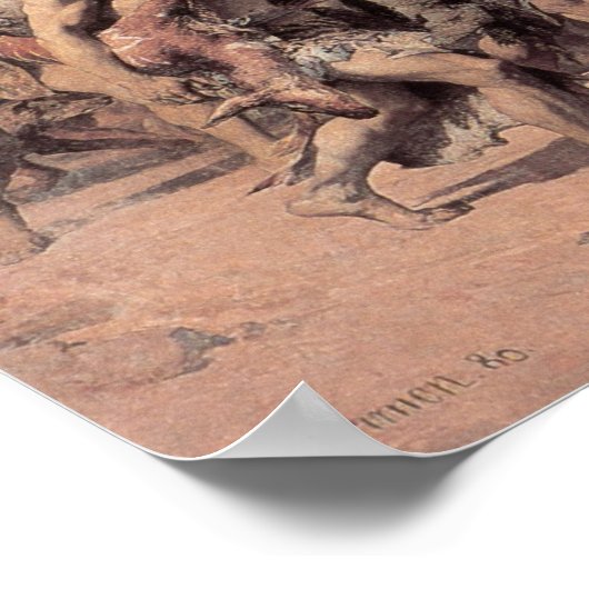 Cain Flying vor Jehovas Fluch Poster (Ecke)