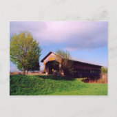 Cain Road Covered Bridge Postcard Postkarte (Vorderseite)