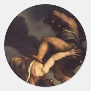 Cain Slay Abel Runder Aufkleber