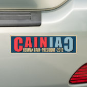 CAINiac für Herman Kain Autoaufkleber (Auf Auto)