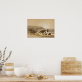 Caiphas Blick Richtung Mount Carmel Band II Poster (Küche)