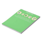 Caipirinha, brasilianisches Getränk Notizblock (Rotiert)