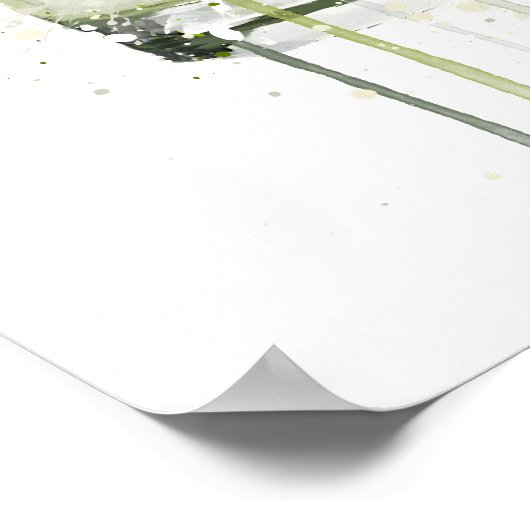 Caipirinha Cocktail Poster (Ecke)